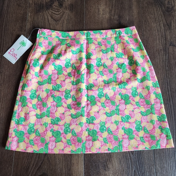 NWT Vintage Lilly Pulitzer Citrus Pattern Mini Skirt - Picture 5 of 6
